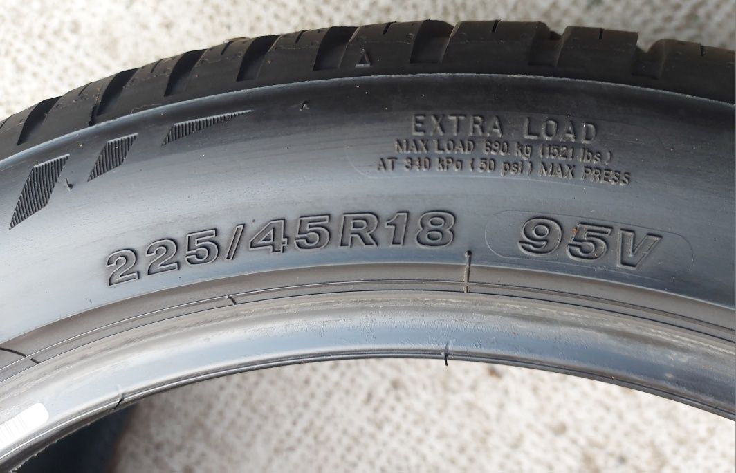 Set 2buc 225/45 R18 95V XL Bridgestone Weather Control A005 M+S iarnă