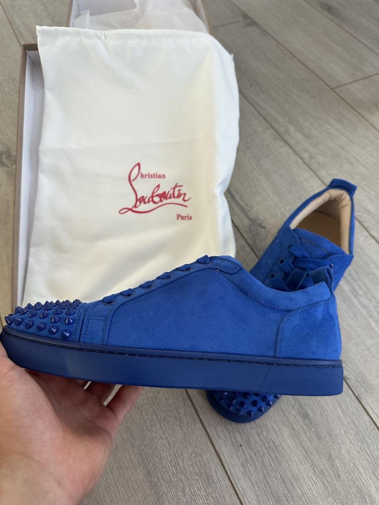Louboutin Low Albastrii