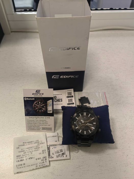 часовник Casio ECB-2000DC-1BEF с гаранция