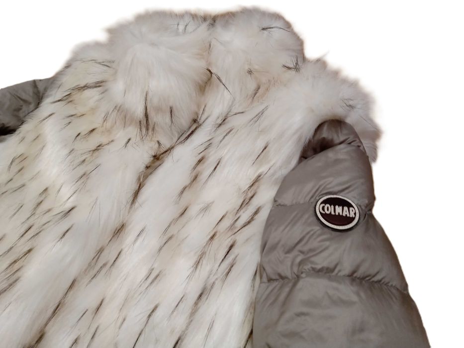 Colmar женско ДВУЛИЦЕВО пухено яке естествен косъм 90% пух перфектно