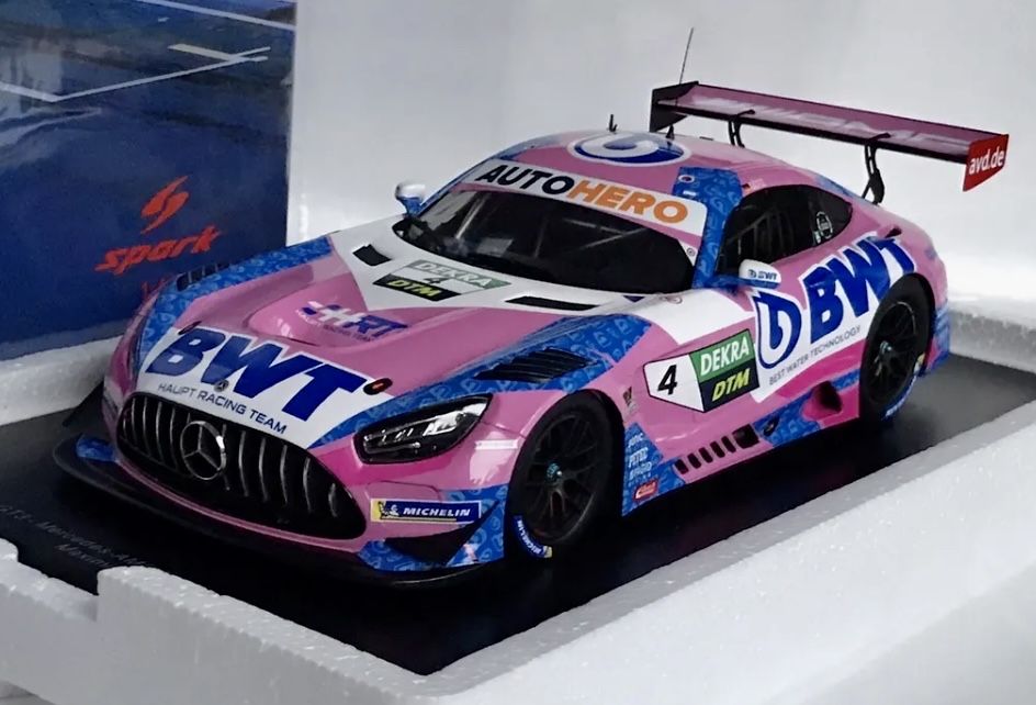 Macheta raliu WRC DTM 1:18 Spark Mercedes amg GT 3 HRT 2021