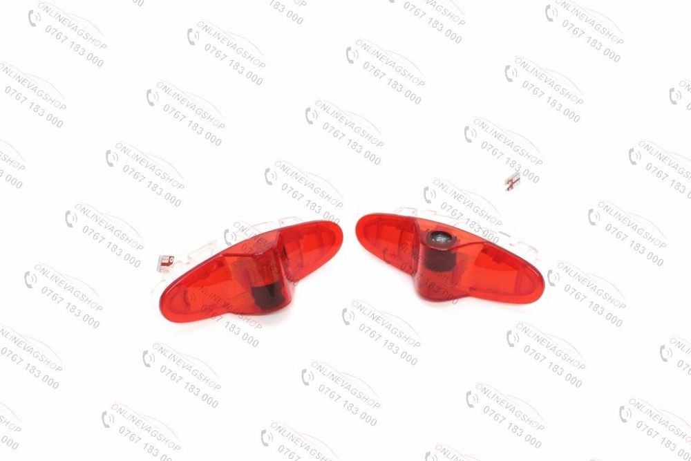 Set 2 lampi dedicate cu logo Renault Megane,Laguna,Latitude,Talisman