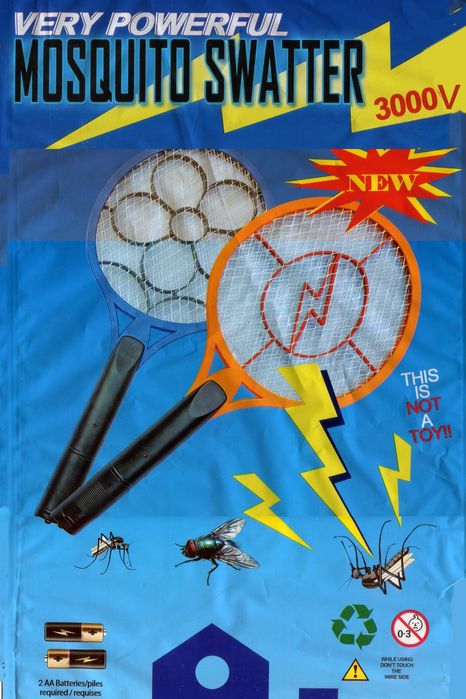 Универсальная ракетка для уничтожения насекомых мух, ос, осинные гнез