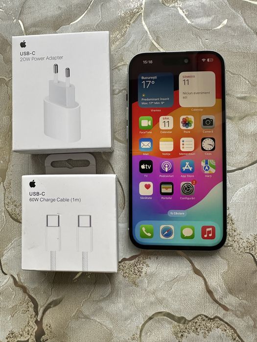 iPhone 15 Green stare impecabila