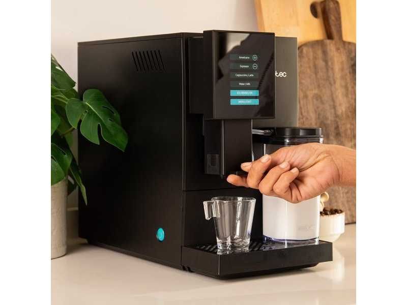 Кафеавтомат Cecotec Cremmaet Compactccino 2, 19 bar, Черен