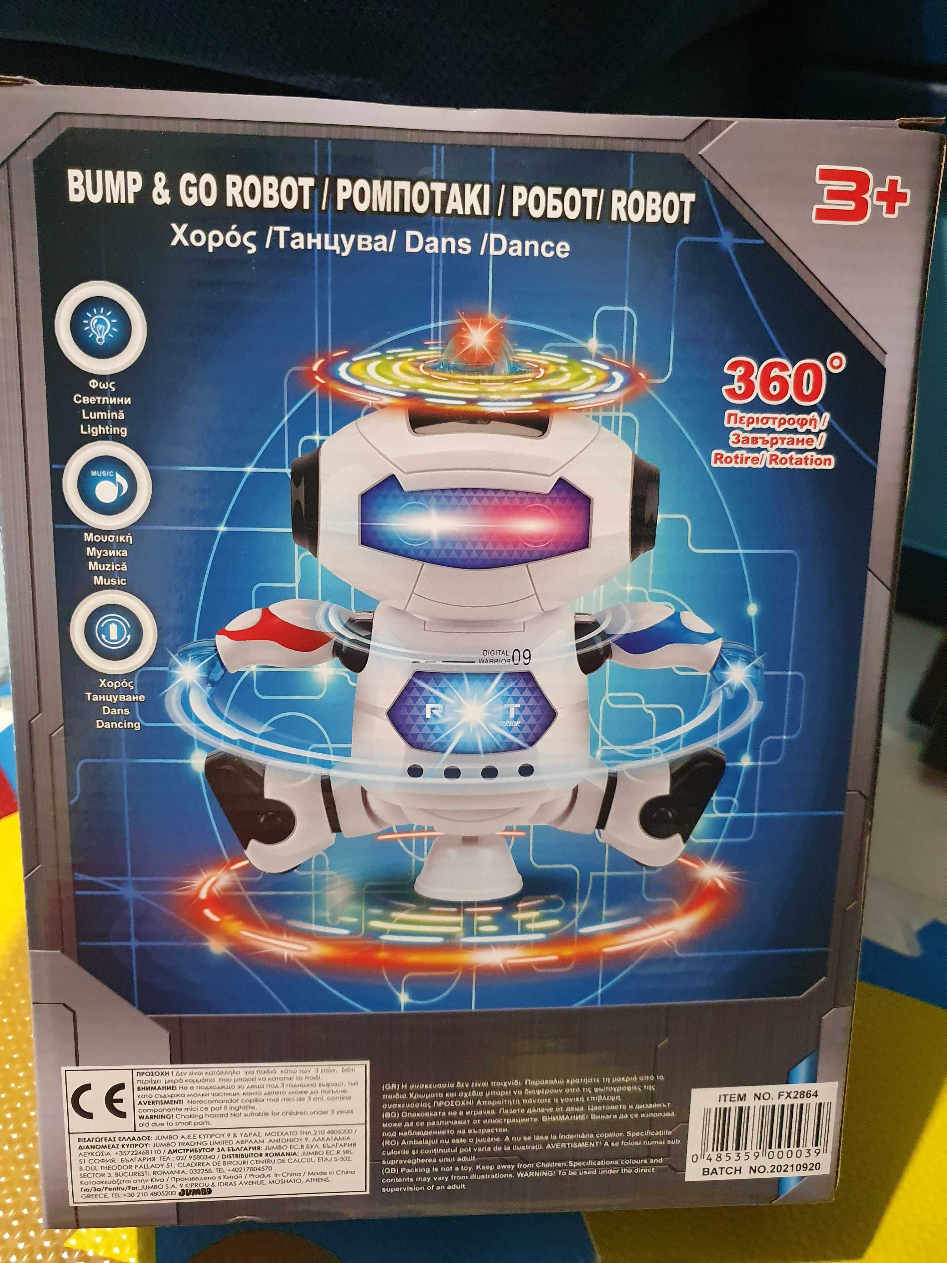 Robot cu lumini si sunete,nou,sigilat