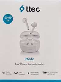 Bluetooth слушалки ttec Mode, TWS, Бели