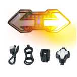 Задна LED светлина с МИГАЧИ, Габарит, Стоп, Безжично управление, USB