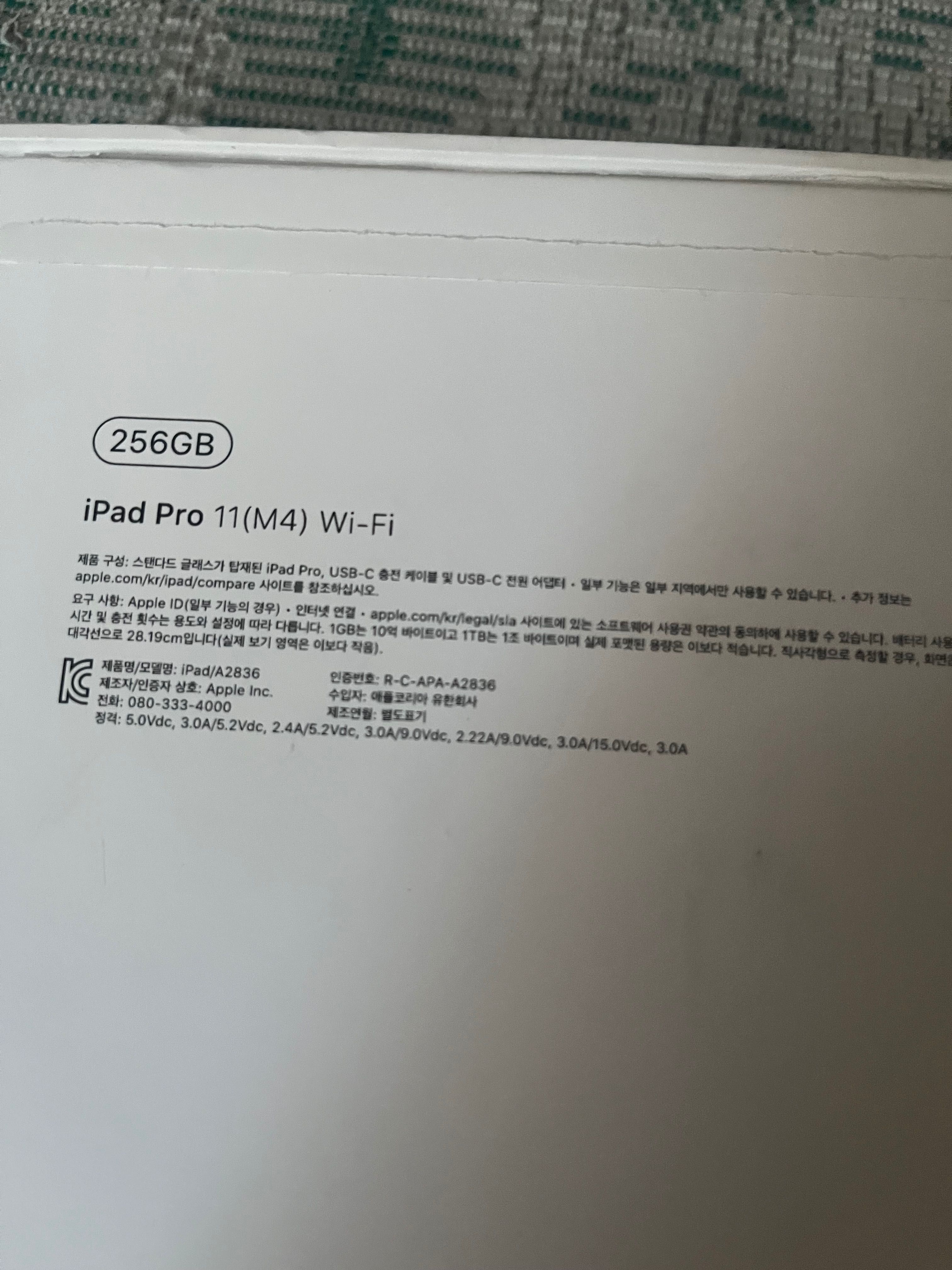 Ipad pro 11(М4) 256 графит