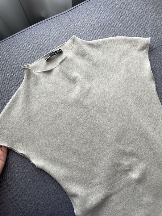 Къса плетена дамска рокля ZARA