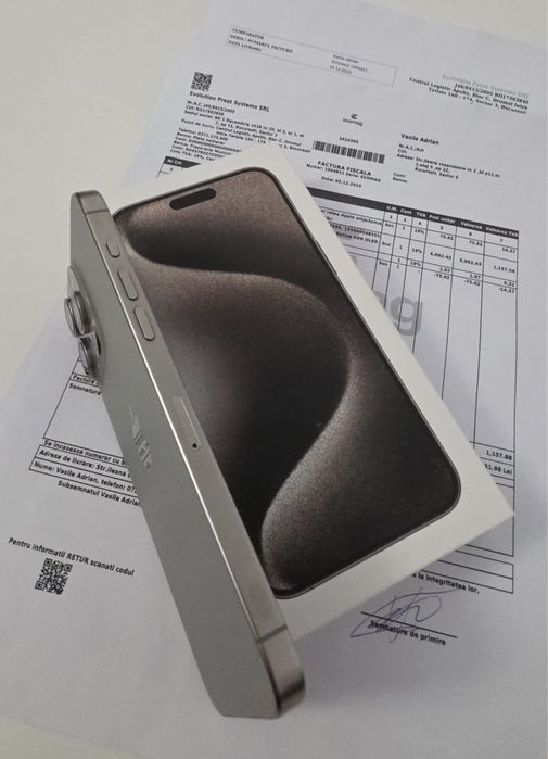 IPHONE 15 Pro MAX 256 GB culoare Natural Titanium
