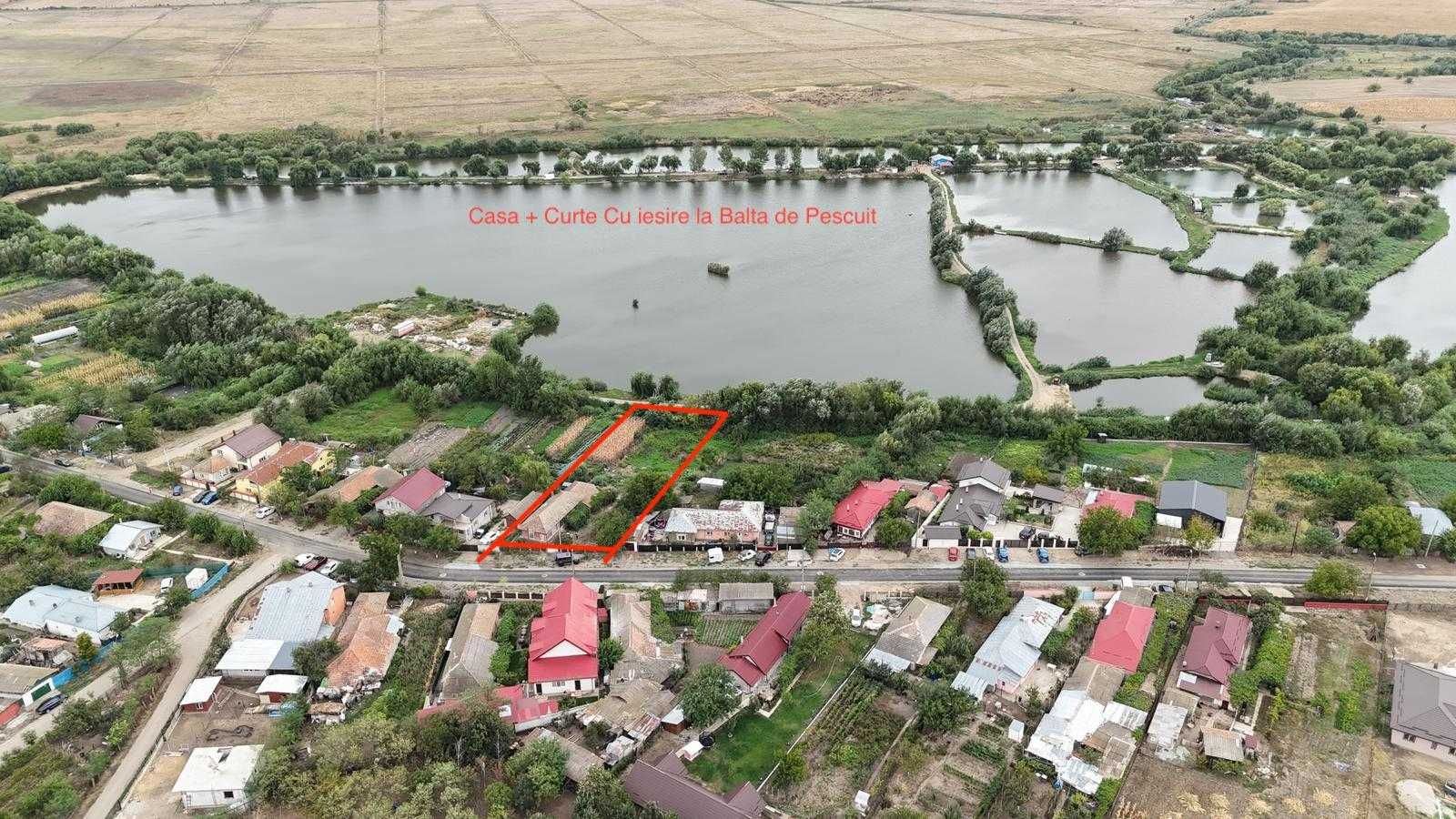 Casa+ teren Delta Gruiului Jud Calarasi