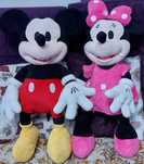 Jucării de pluș Mickey și Minnie Mouse
