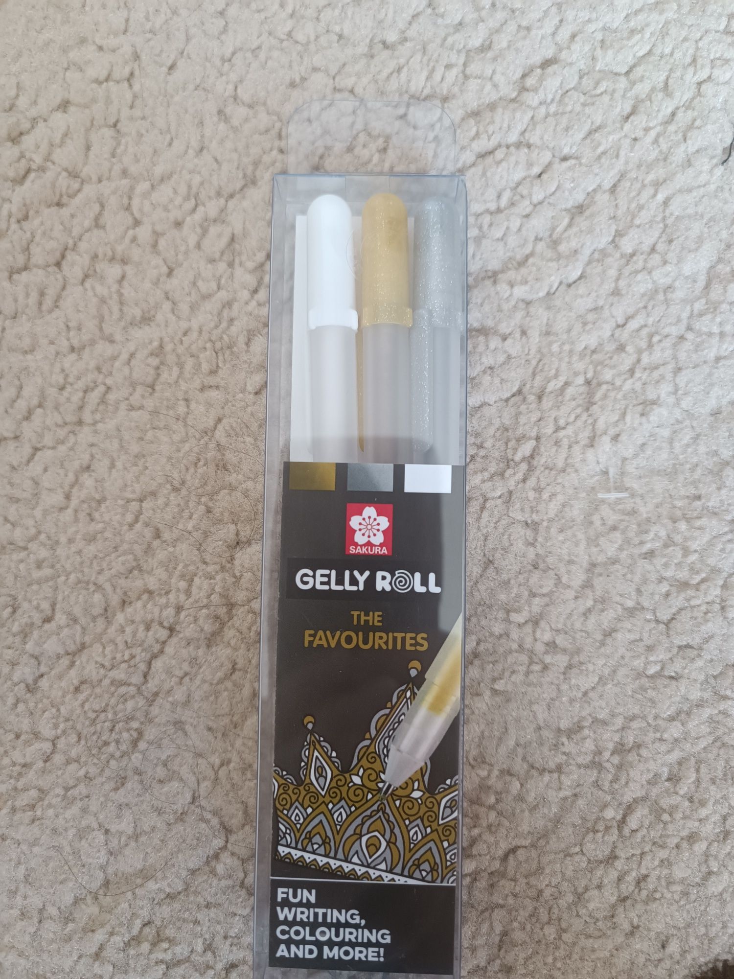 Набор Гелевых ручек Gelly Roll Metallic 3цв