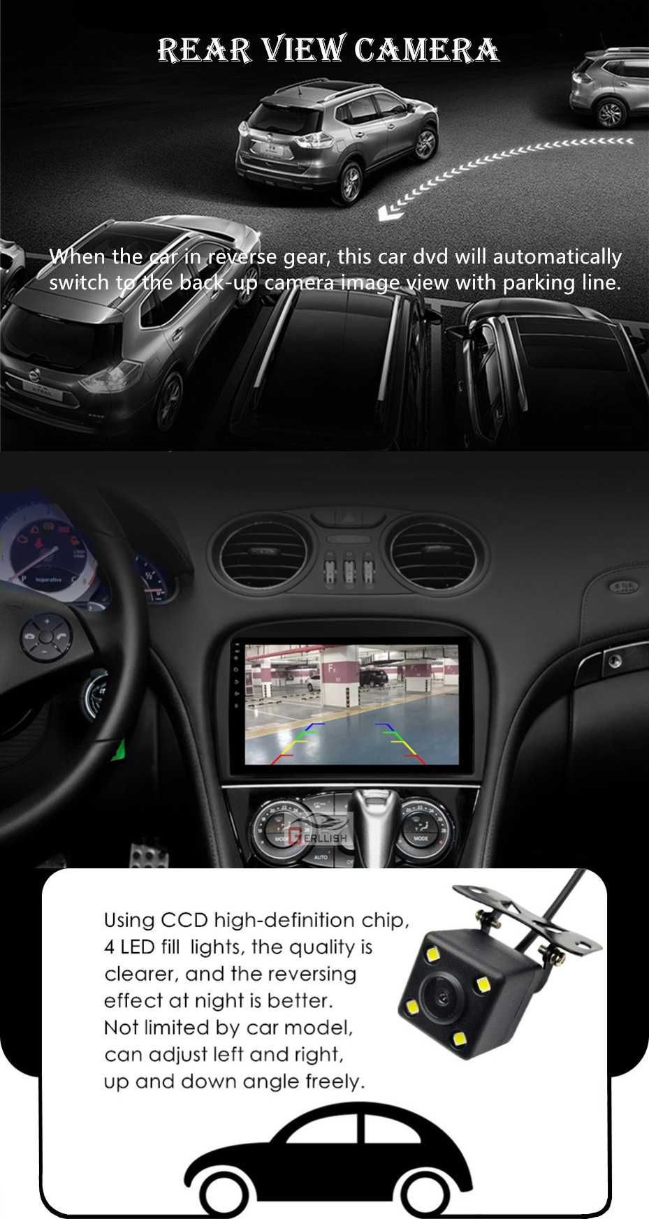 Мултимедия Двоен дин за Mercedes SL R230 Android Навигация SL500 SL600