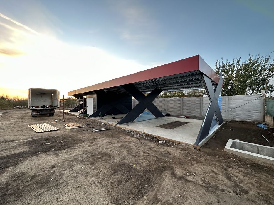 Fundatii spalatorii auto self service/ spalatorie carwash/ structuri