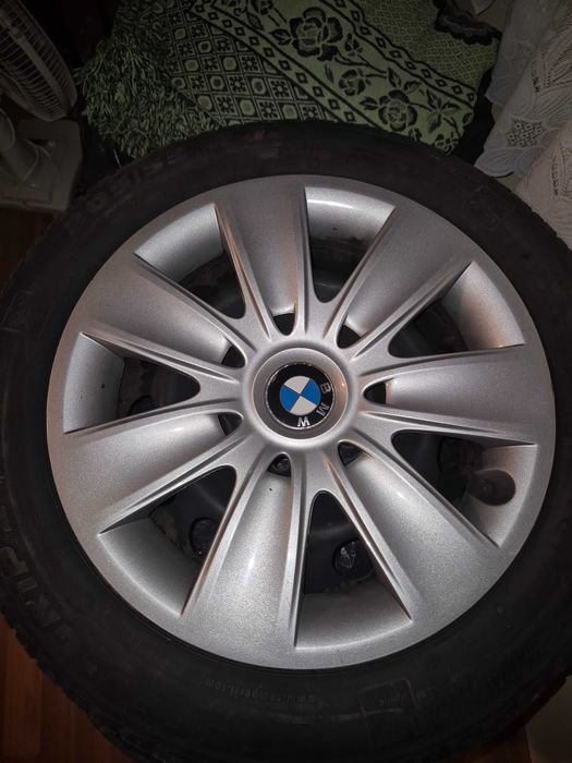 Anvelope iarna +jante aliaj bmw e90-205-55-r16