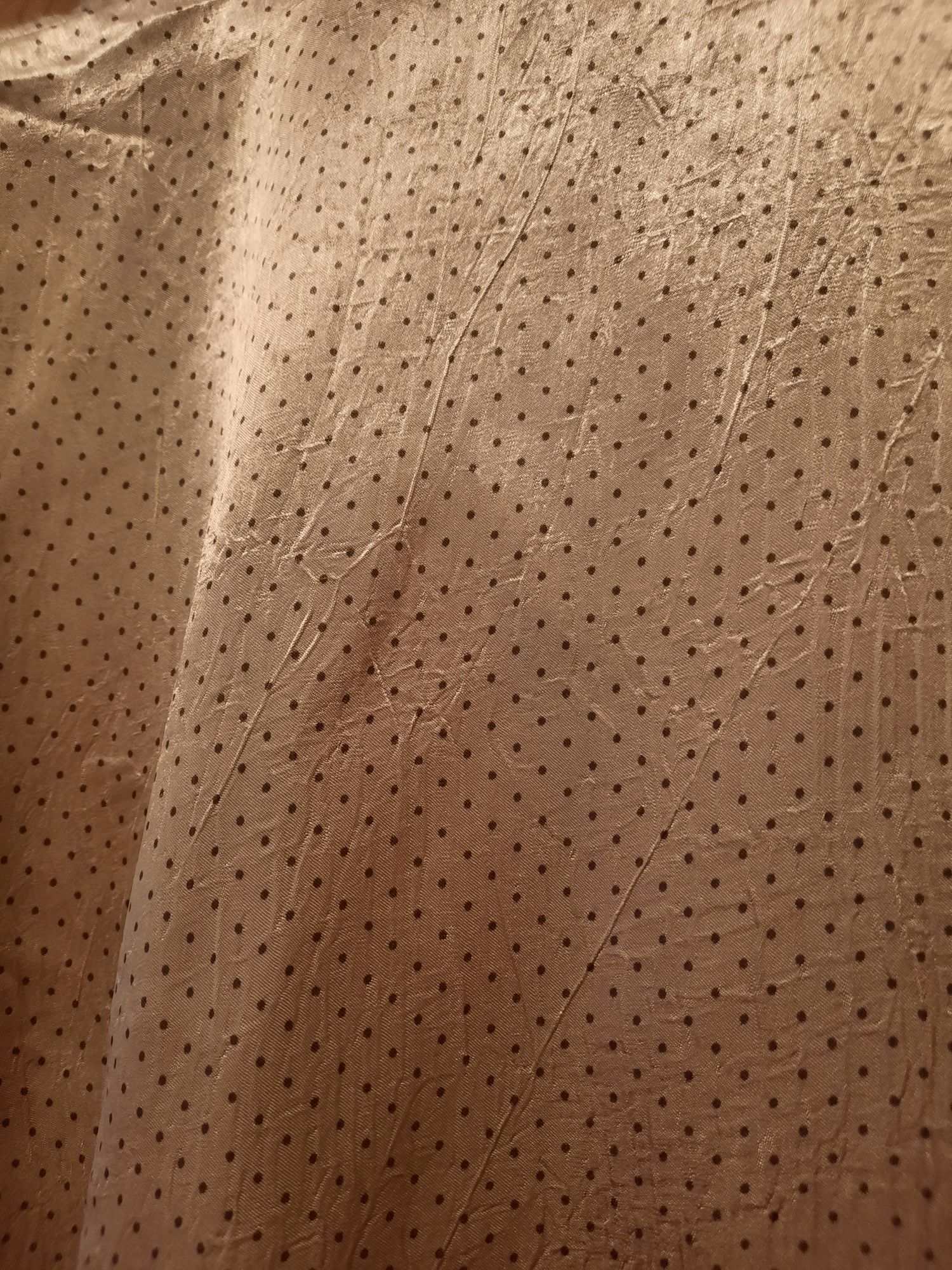 Bluza maro cu buline mici mărimea 46