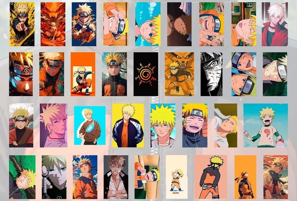 Stickerlar anime Naruto,Bleach,Jujutsu kaisen,Demon slayer,Attack on