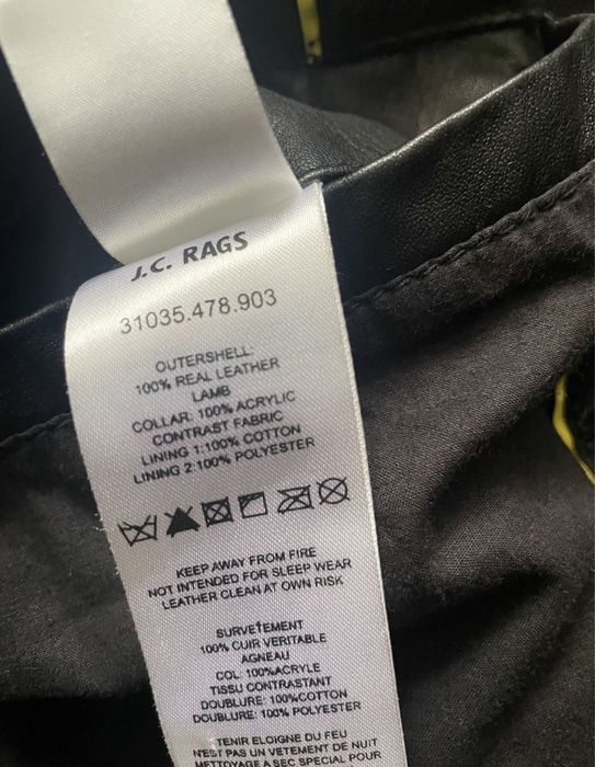 J.C.RAGS / мъжко яке (естествена) кожа XL/L