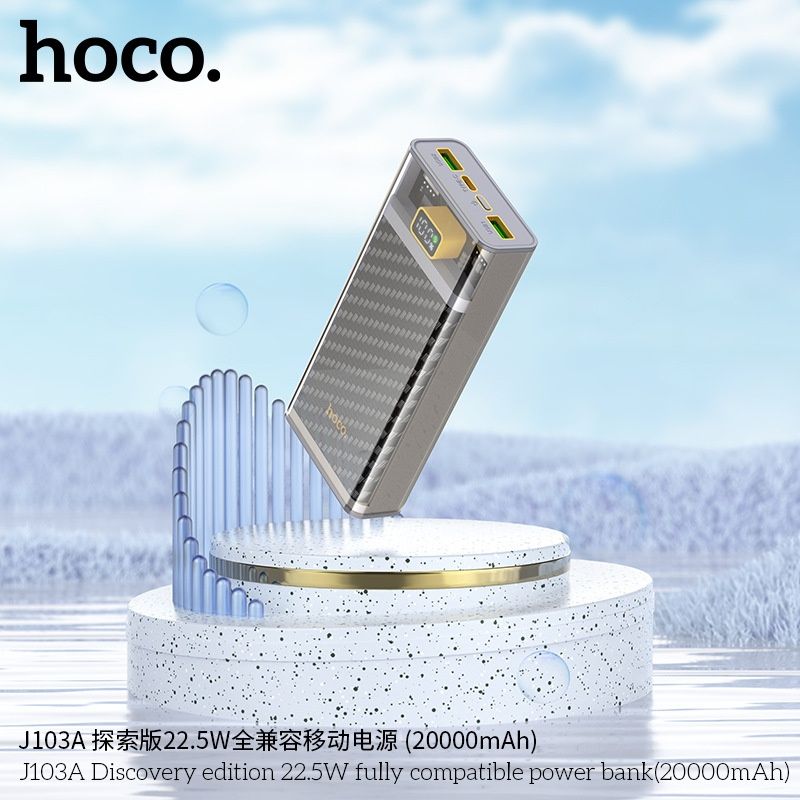 Hoco J103 & J103A Power Bank 10000mAh 20000mAh PD 20W + 22.5W QC3.0