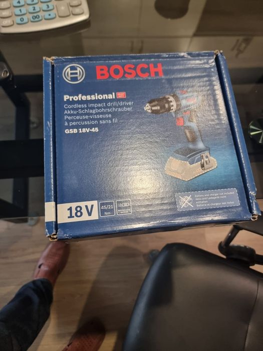 Filetanta  bosch cu percutie   noua  GSB 18V-45