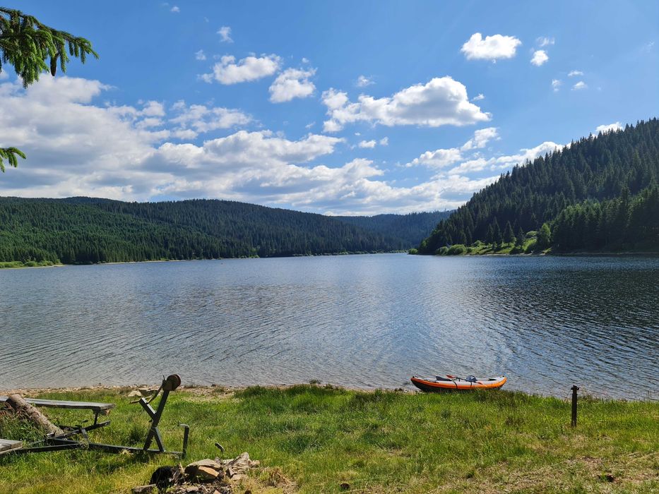 CAIAC - CANOE gonflabil ITIWIT 3 locuri + POMPA + 2 VASLE