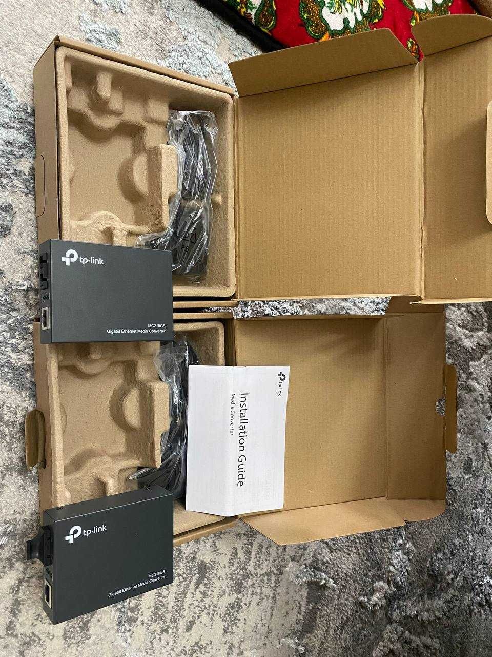 Продаётся пара гигабитных медиаконвертеров Ethernet, модель MC210CS.