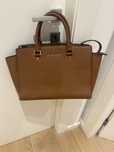 Geanta de mana, piele, maro Michael Kors