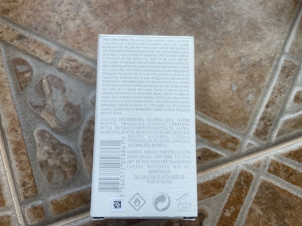 Acqua Di Gio Georgio Armani Ea De Toilette 50ml.