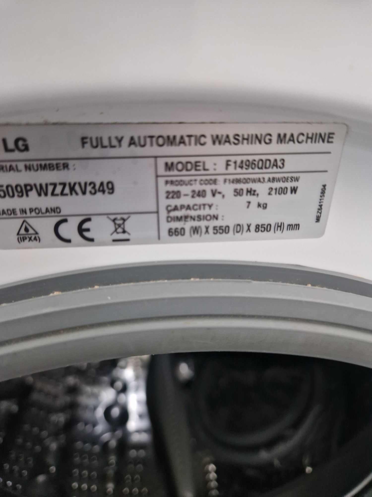 Пералня Lg 7 кг А+++ Инвертор Смарт