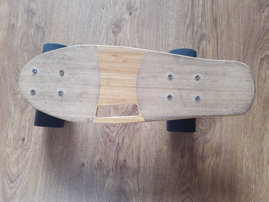 Penny board Portabil, PU, ABEC-9, Bambus, Cruiser, produs utilizat