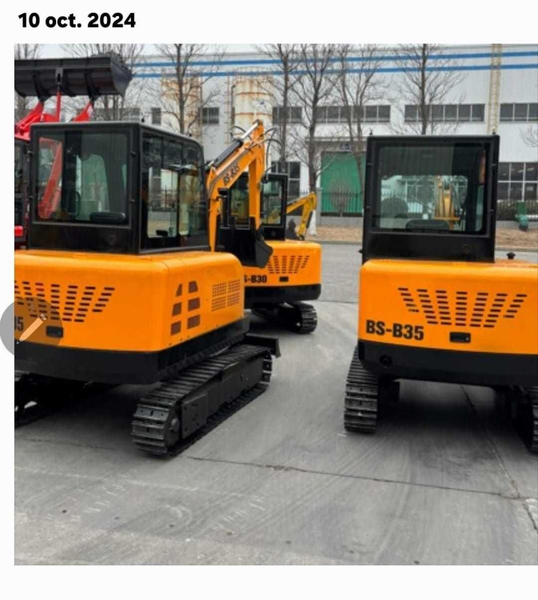 Mini Excavator Toros BS-35, 3.5t, NOU Premium - Motor KUBOTA