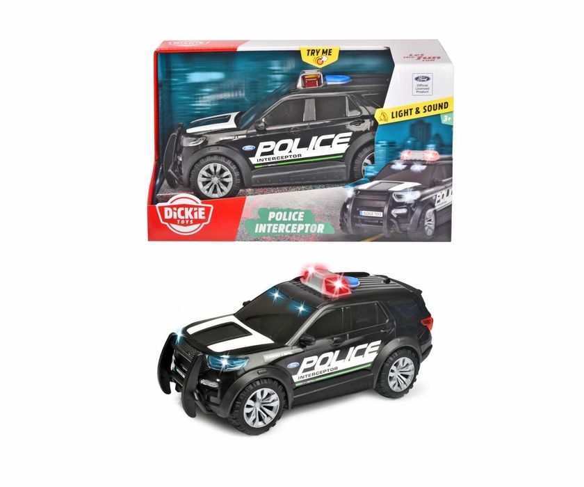 Dickie Toys - Полицейски джип Ford 1:18, 25см