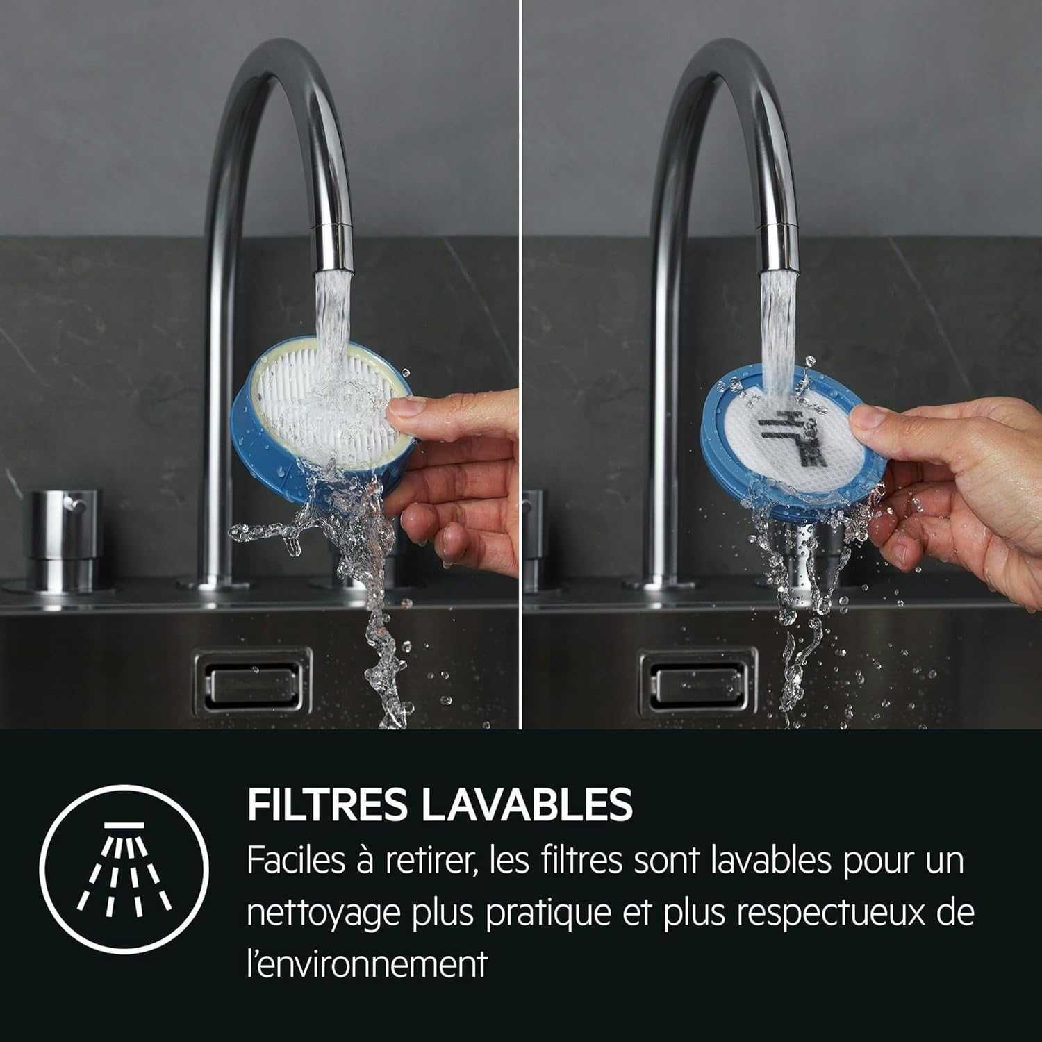 Вертикална прахосмукачка AEG Hygienic 7000 AP71HB14SH (Бяла)