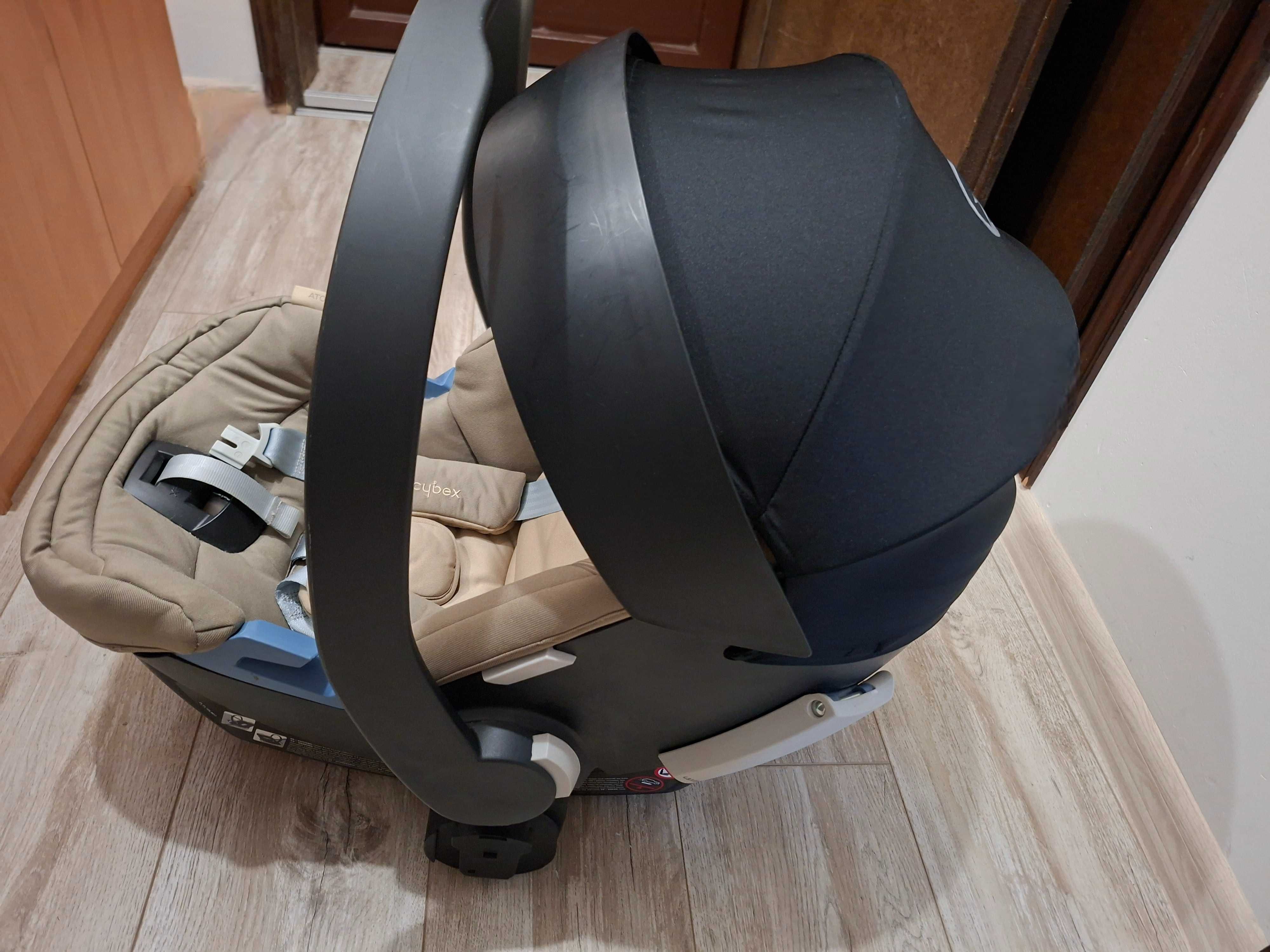 Детско столче за кола Cybex  Aton 5, 0-13 кг, Цвят: Сlassic beige