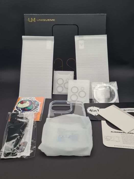 Lot 12× seturi 5-în-1 iPhone 15 Pro – complete, UniqueMe