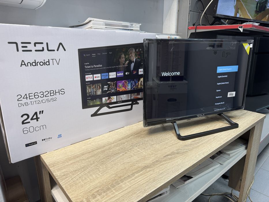 Телевизор с Wifi TESLA 24” ! НОВ в кашон+ 3години гаранция !