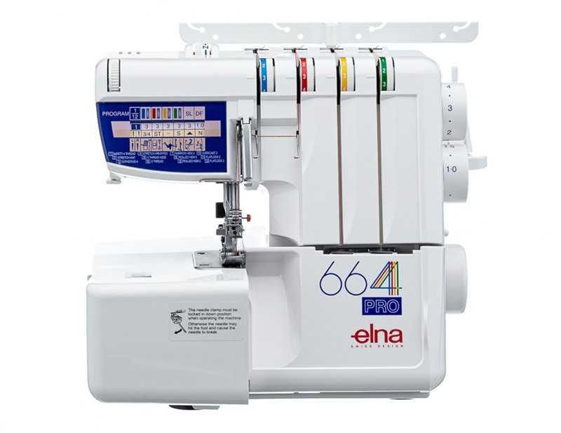 Новый - Оверлок Elna 664 PRO, 12 видов строчек
