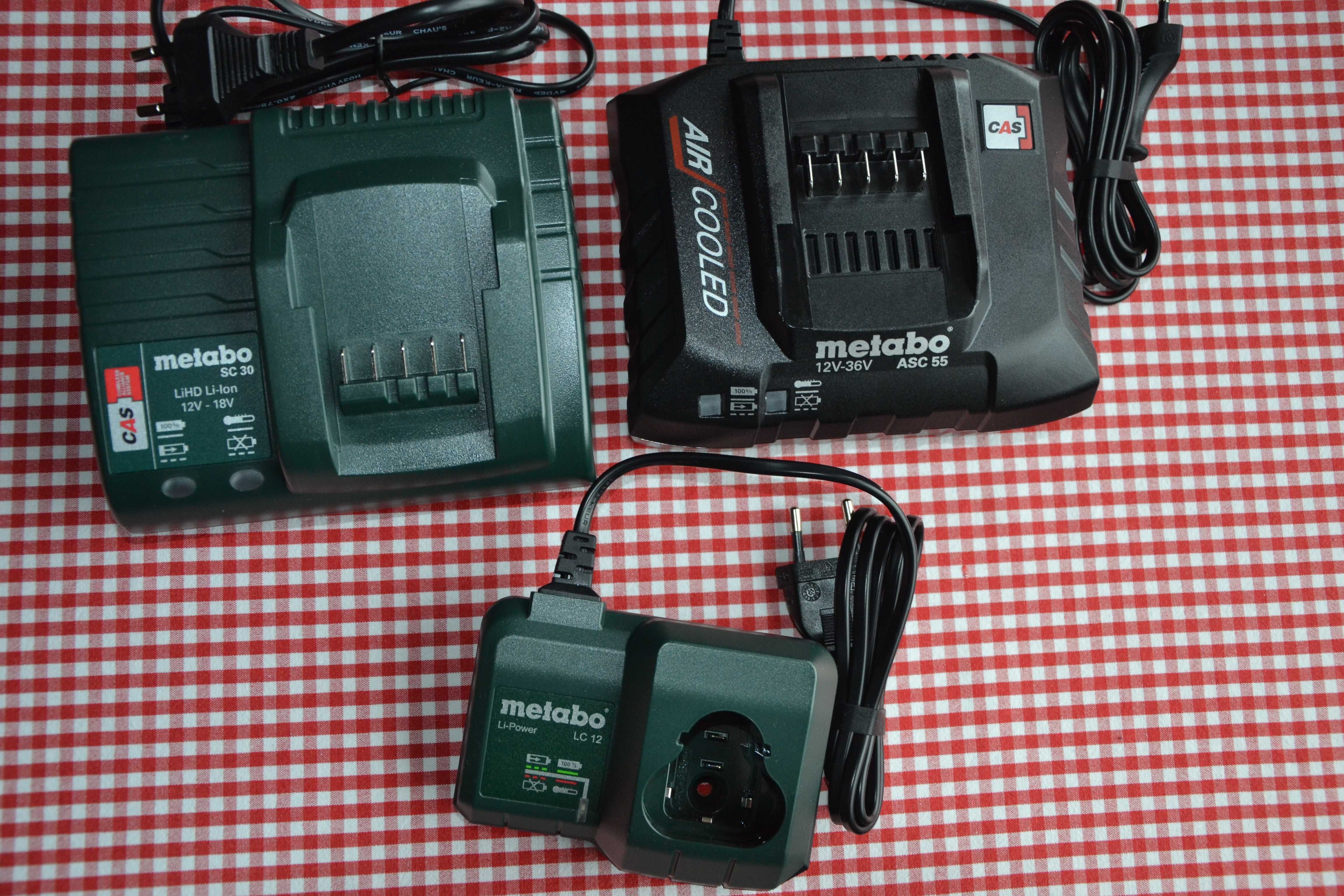 Нови зарядни устройства Metabo за 10.8V, 12V, 14.4V, 18V и 36V