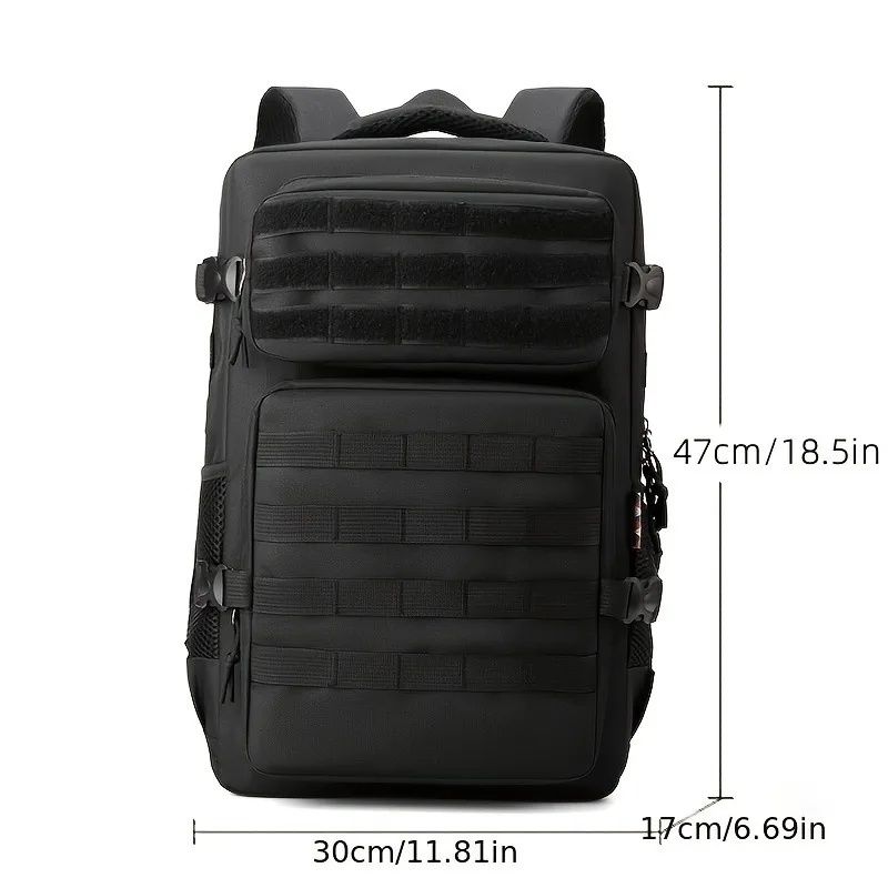 Ghiozdan XXL Army Molle Tactic. Burete pe spate și bretele.Cu aerisire