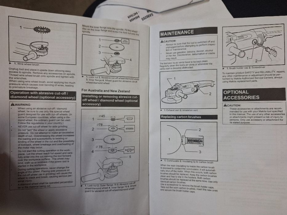 Ъглошлайв на Makita