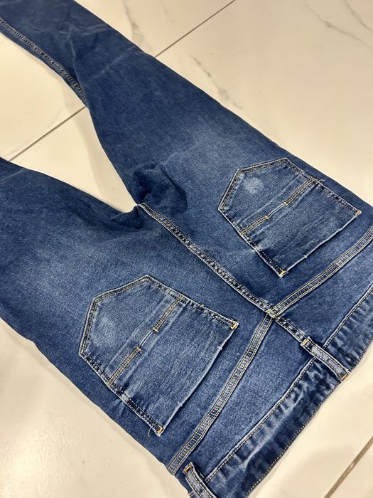 Дамски накъсани дънки синк