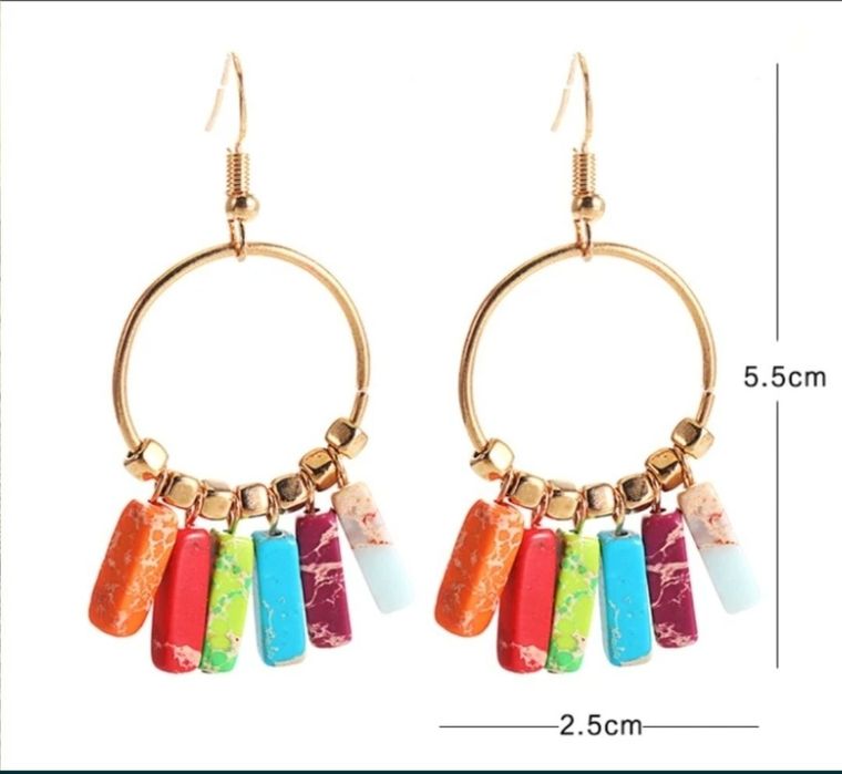 Vând cercei JASP Multicolor