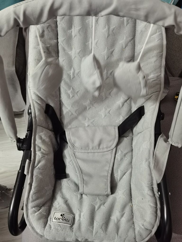 Шезлонг lorelli eliza luxe grey stars