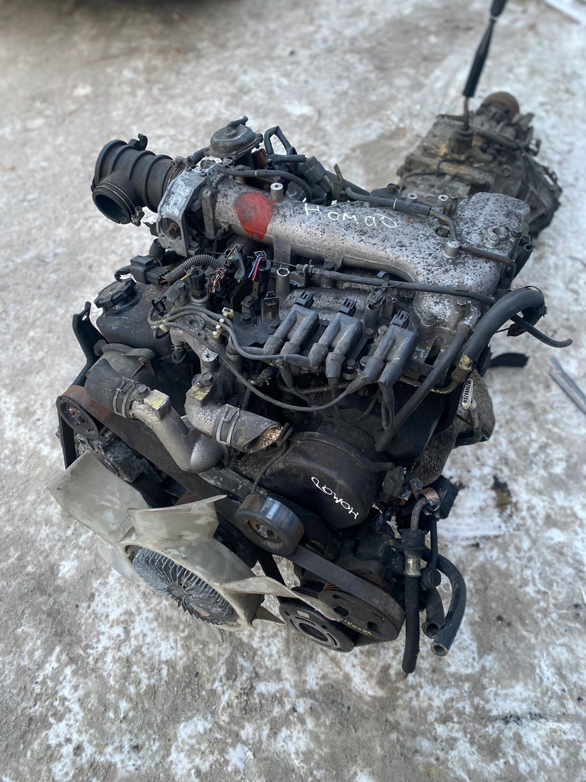 Двигатель 6G74 на Mitsubishi Pajero 3.5 литра;