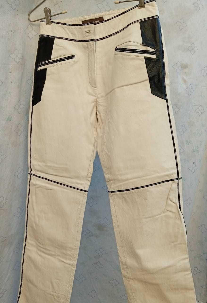 Ноские кожаные брюки, отличное качество, Индия 42-44 р - 10 000 тенге