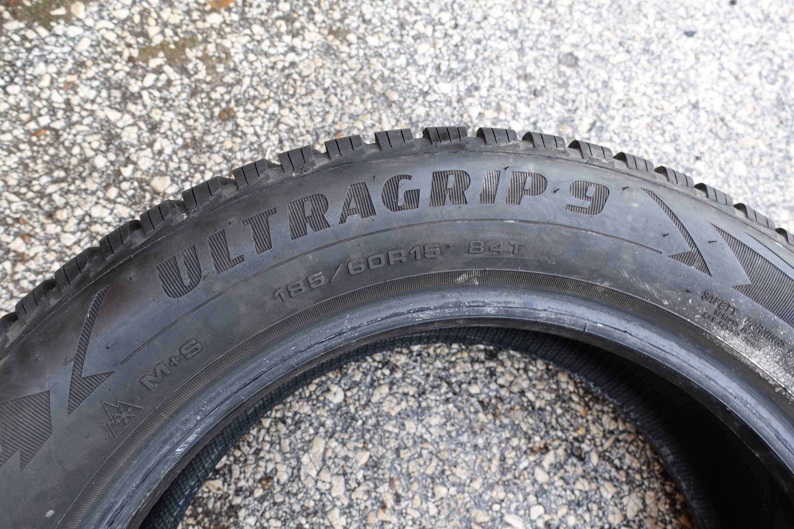 4бр. зимни гуми 185/60/15 Goodyear Ultragrip 9