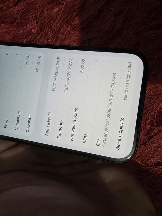 -Iphone 15, Black, 128Gb, 8Ram, bat: 90%, stare foarte buna, doar tele