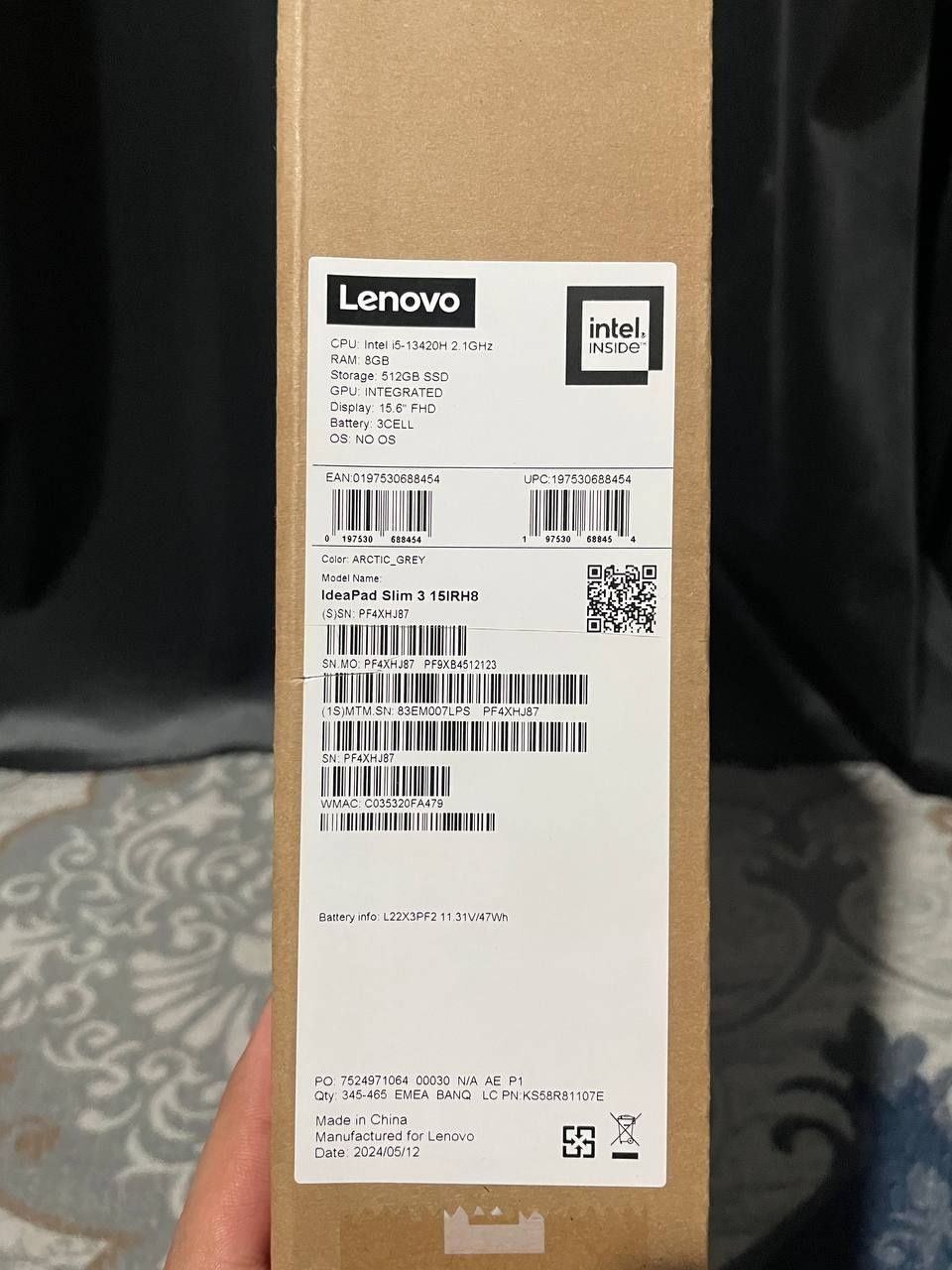 Lenova ideapad slim 3 i5-13420H